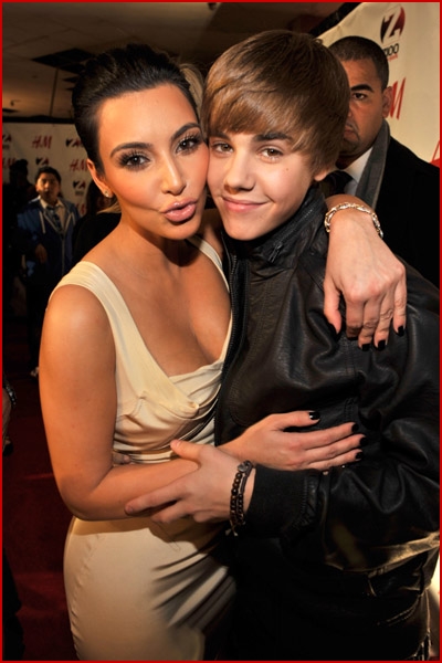 kim kardashian with justin bieber on. Kim Kardashian and Justin