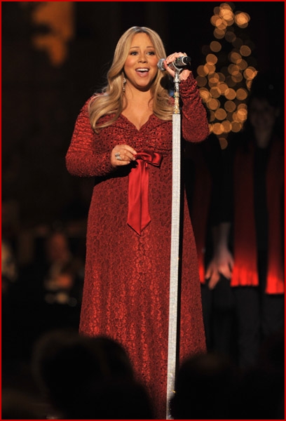 pictures of mariah carey pregnant with. PREGNANT MARIAH CAREY PERFORMS